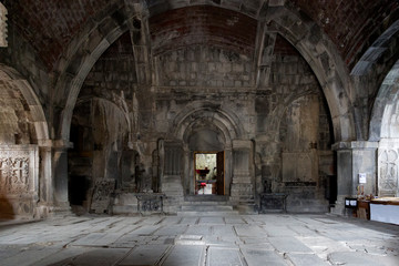Fototapeta na wymiar Interior of the old church , Armenia