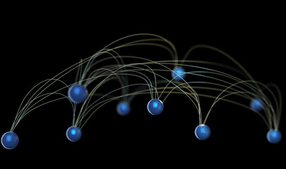 Abstract technology geometric