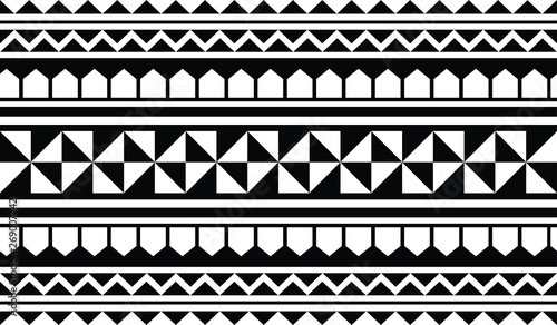 Polynesian Tattoo Tribal Pattern Border Sleeve Vector Samoan Sketch Forearm And Foot Design Maori Stencil Bracelet Armband Tattoo Tribal Lace Band Fabric Template Seamless Ornament Wallpaper Text Wall Mural Rudvi