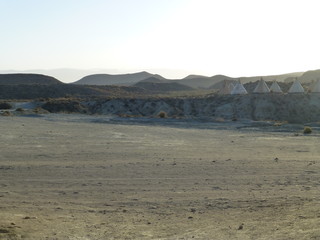 The West Village in the desert of Tabernas. Almeria. Andalusia,Spain