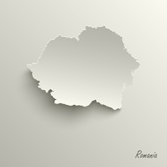 Obraz premium Abstract design map Romania template