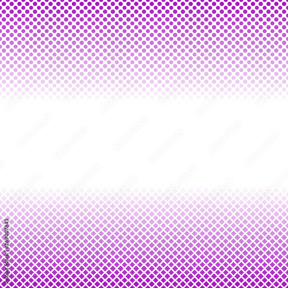Poster geometrical abstract halftone pattern background template - abstract vector graphic design from squa