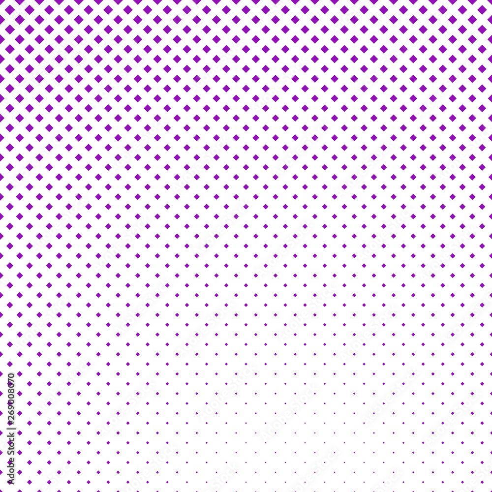 Poster abstract geometric halftone diagonal square pattern background - vector graphic from squares