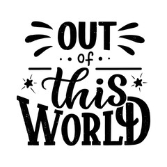 Sketch lettering quote about space for textile design and print . Modern trendy kids concept. Doodle illustration. Hand drawn card. Typography poster.