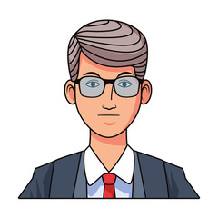 businessman avatar cartoon character