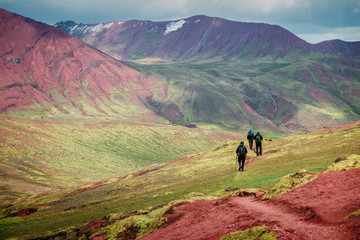 mountain trekking in Peru