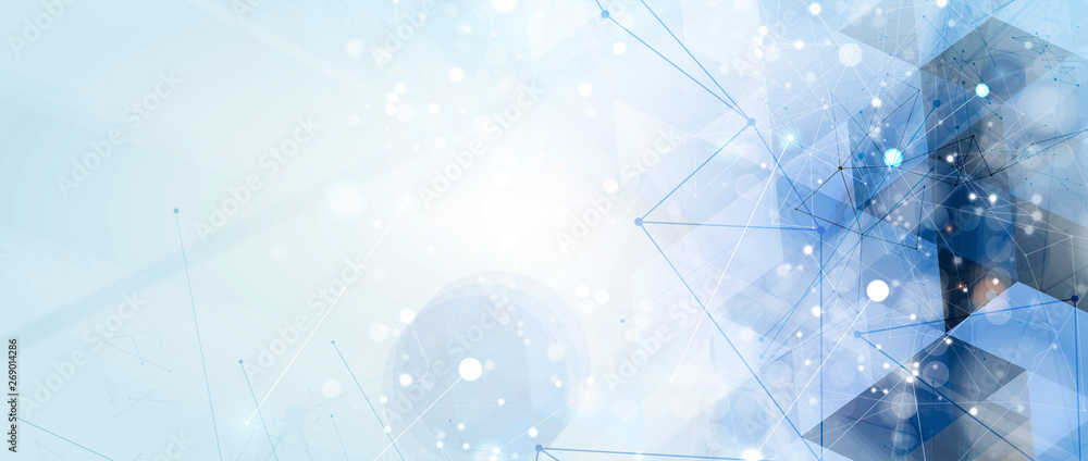Poster abstract futuristic data computer technology business background