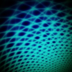 Neon background blue unusual wave shine design