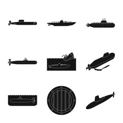 Isolated object of technology  and fleet logo. Collection of technology  and navy stock vector illustration.