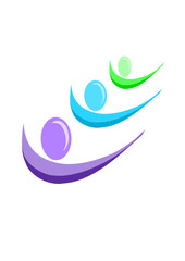 Naklejka premium Logo Arrow Comunity