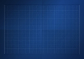 Blueprint Lines Grid Blue Paper Sheet Plan Background