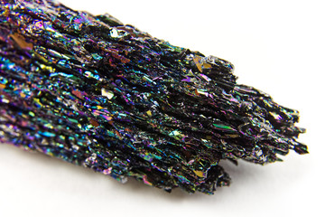 silicon carbide rainbow mineral macro