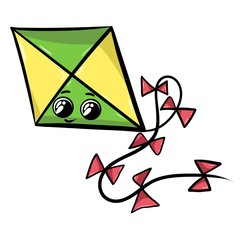 illustration of a color kite