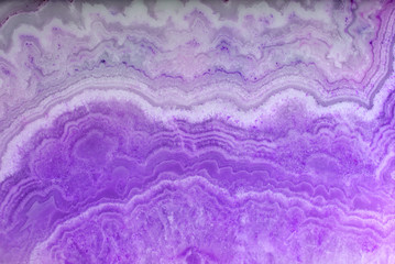 mineral structure of lilac color agate