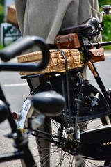 Fototapeta na wymiar old-fashioned Dutch bicycle