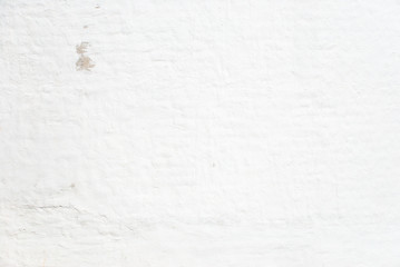White stucco wall