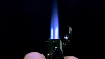 Jet flame lighter. Pressure lighter - Powered by Adobe