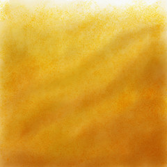 Golden grainy texture made with watercolor