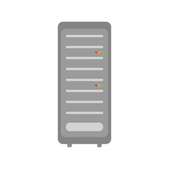 Server. Data. Icon server. White background. Vector illustration. EPS 10.