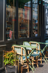 PARIS, FRANCE - APRIL 22, 2019: Street view of Paris city, France.