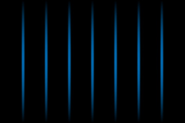 Blue vertical fading neon light elements on black background. Futuristic abstract pattern. Texture for web-design, website, presentations, digital printing, fashion or concept design. EPS 10