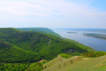 Fototapeta na wymiar mount strelnaya Samara region, Russia