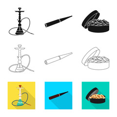 Fototapeta premium Vector illustration of refuse and stop icon. Set of refuse and habit stock vector illustration.