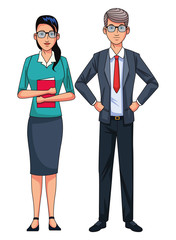 business couple avatar
