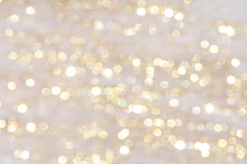 Christmas and new year holidays blurred golden and shiny bokeh background