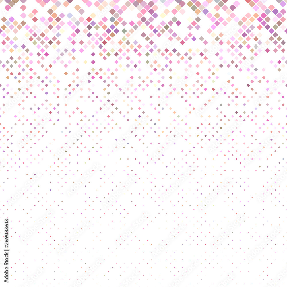 Poster geometric rounded square pattern background - vector graphic