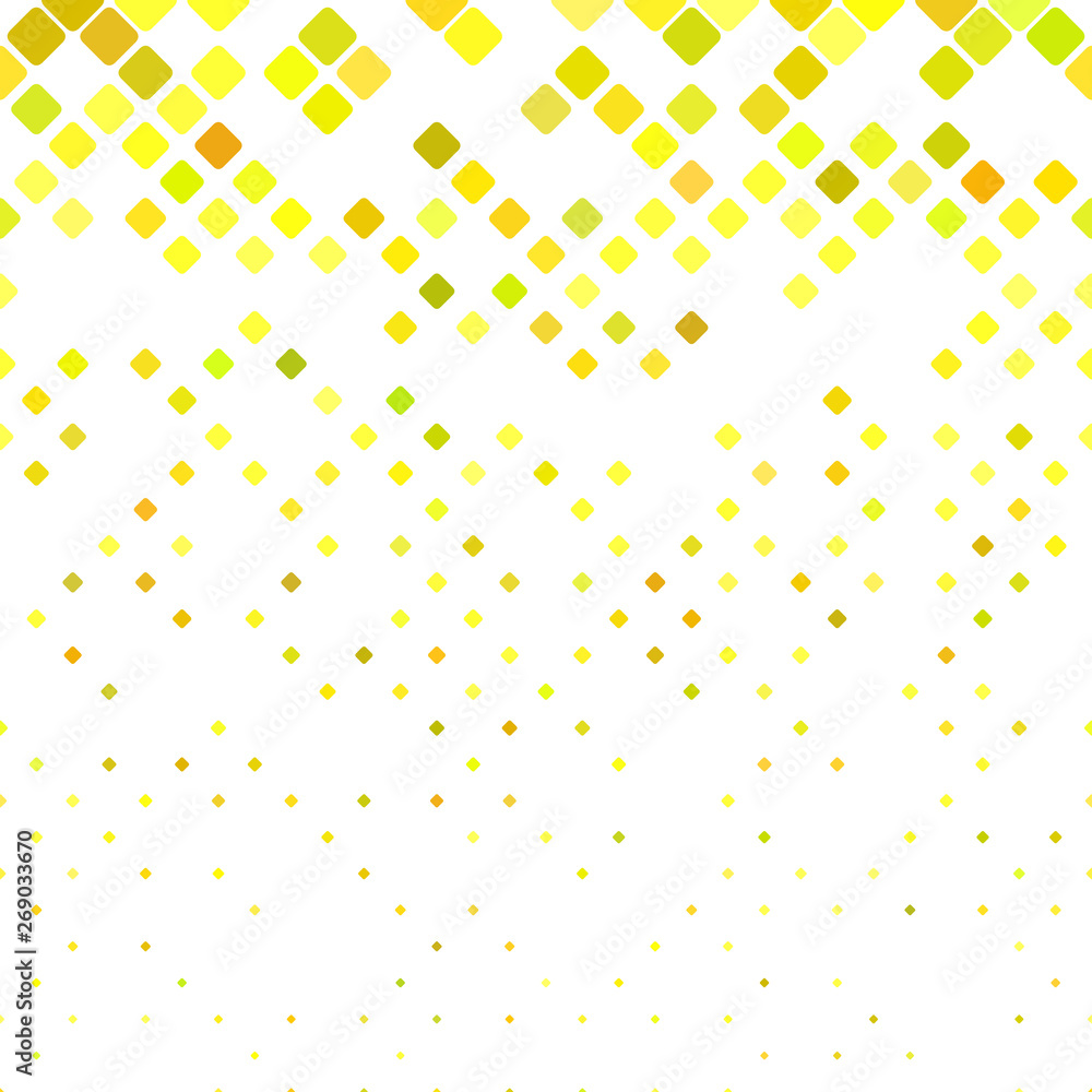 Poster Geometric diagonal square pattern - vector mosaic tile background graphic design