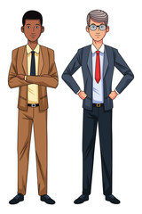 businessmen avatar cartoon character