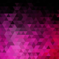 dark pink triangular background. mosaic style. eps 10