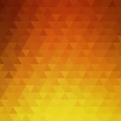 Fototapeta premium Golden - brown background of triangles. mosaic background. eps 10