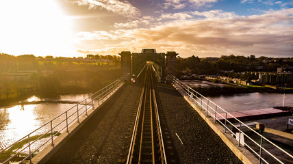 Drogheda Town , Drone photos ,Ireland , co Meath 