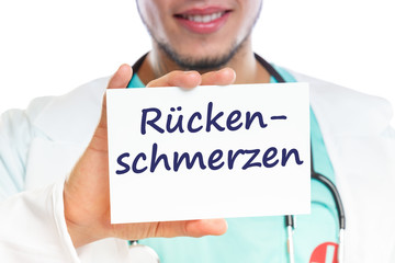 Rückenschmerzen Rücken Schmerzen krank Krankheit gesund Gesundheit Arzt Doktor