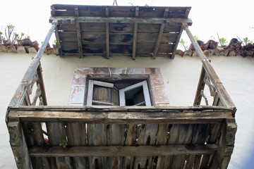 Holzbalkone in Teror, Gran Canaria