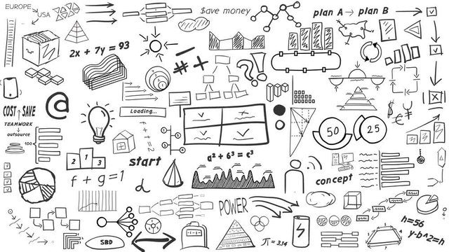 The texture of the elements of infographics on the alpha channel.