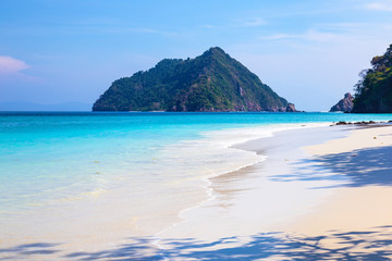 Beautiful beach and tropical sea  