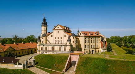 Fototapeta Nesvizh. The ancient castle Radzivilov. Belarus. obraz