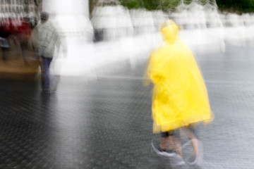 People walking in the street