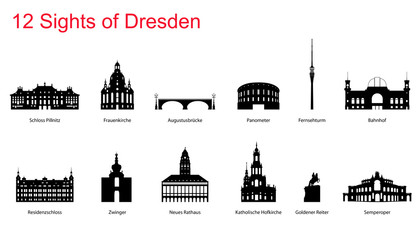 12 Sights of Dresden - 269044422