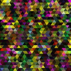 triangular background. polygonal style