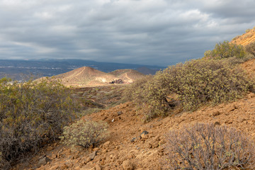 view of the volcano tenerife