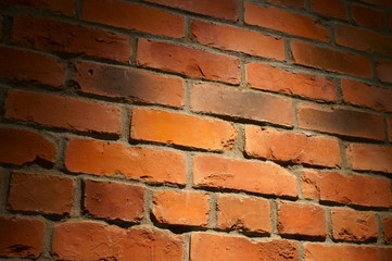Brick style tile wall spotlight