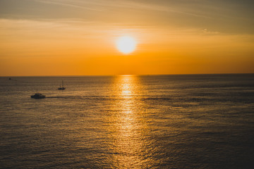 Fototapeta premium sunset at the sea