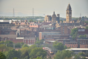 The English city landscape