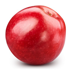 Red apple isolated on white