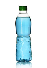 small plastic bottle with water  