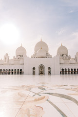 Famous Sheikh Zayed mosque in United Arab Emirates (Abu-Dhabi, UAE)